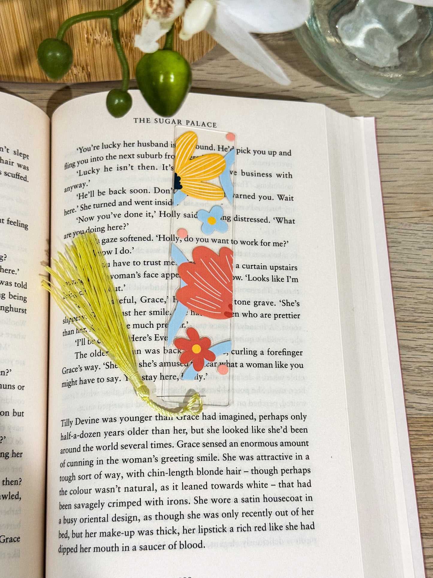 Flower Acrylic Bookmarks