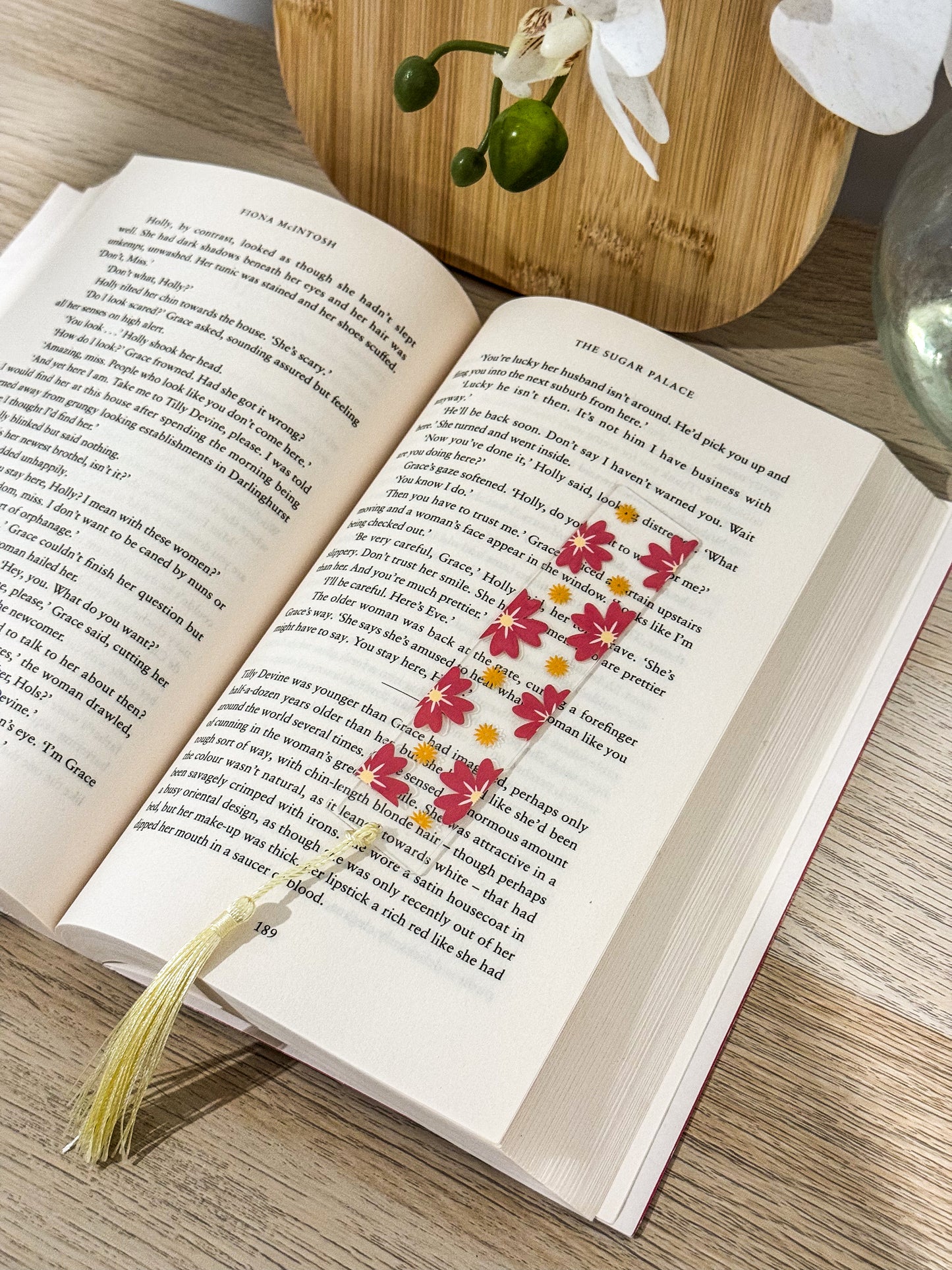 Flower Acrylic Bookmarks