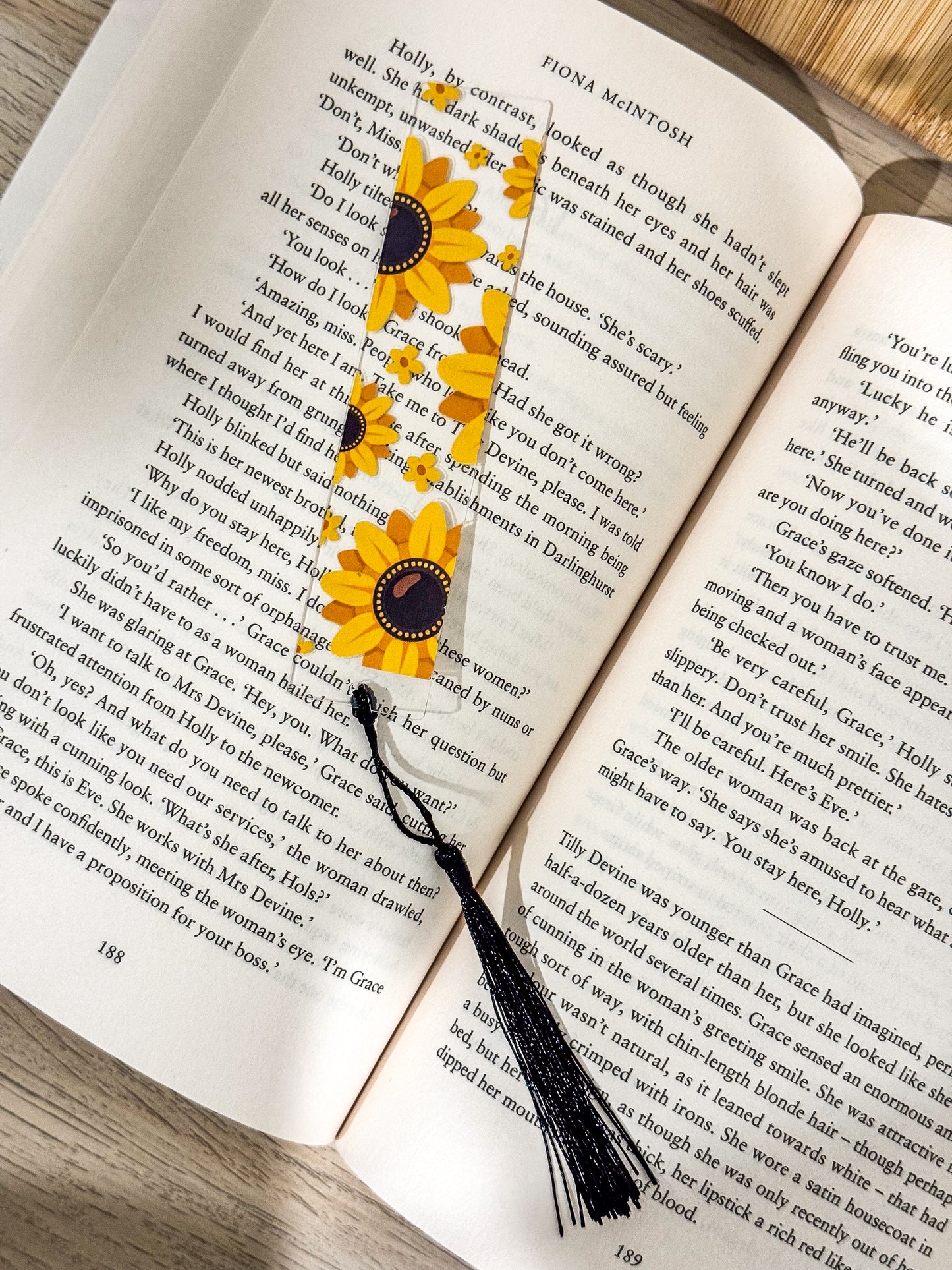 Flower Acrylic Bookmarks