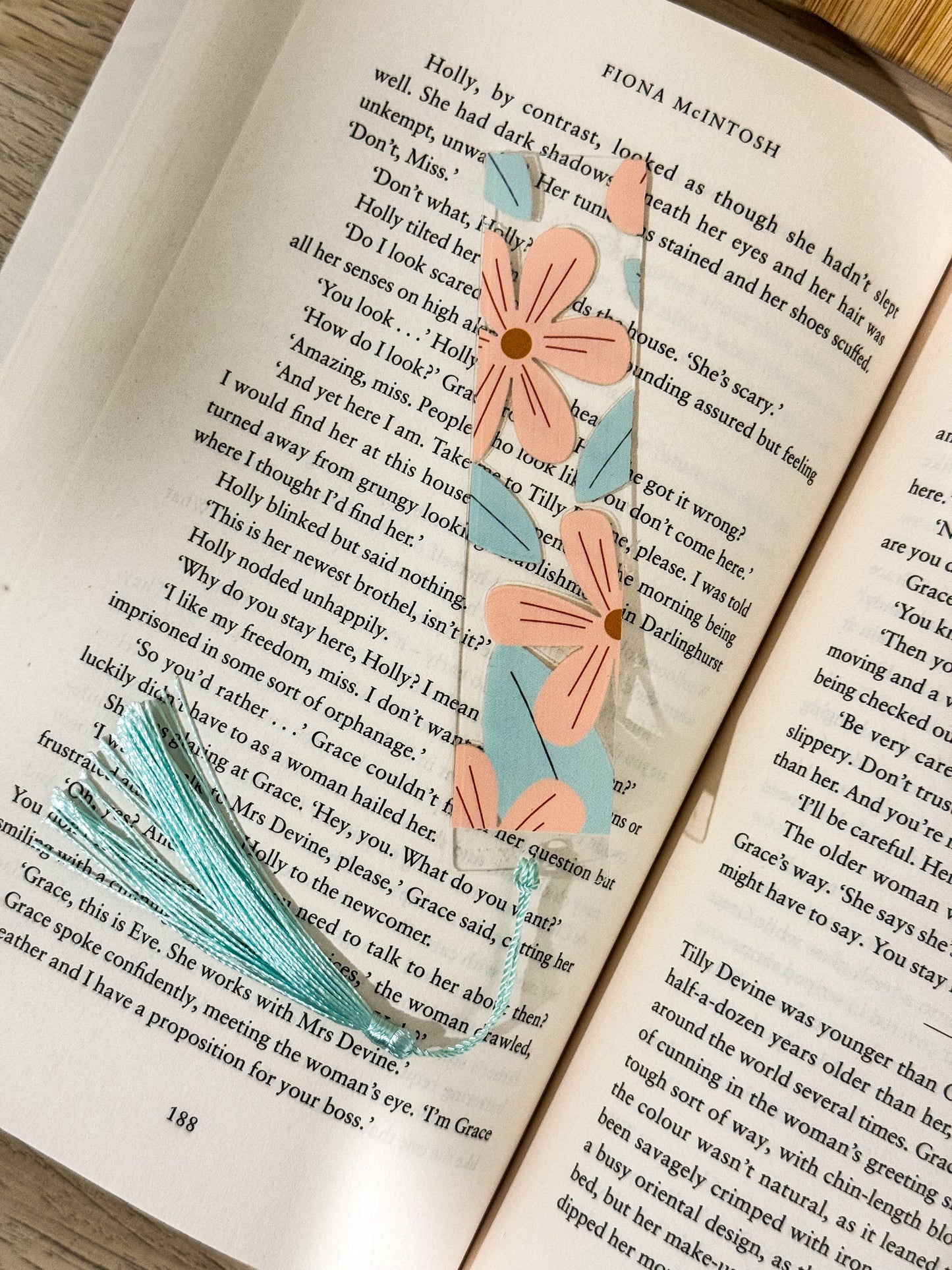 Flower Acrylic Bookmarks