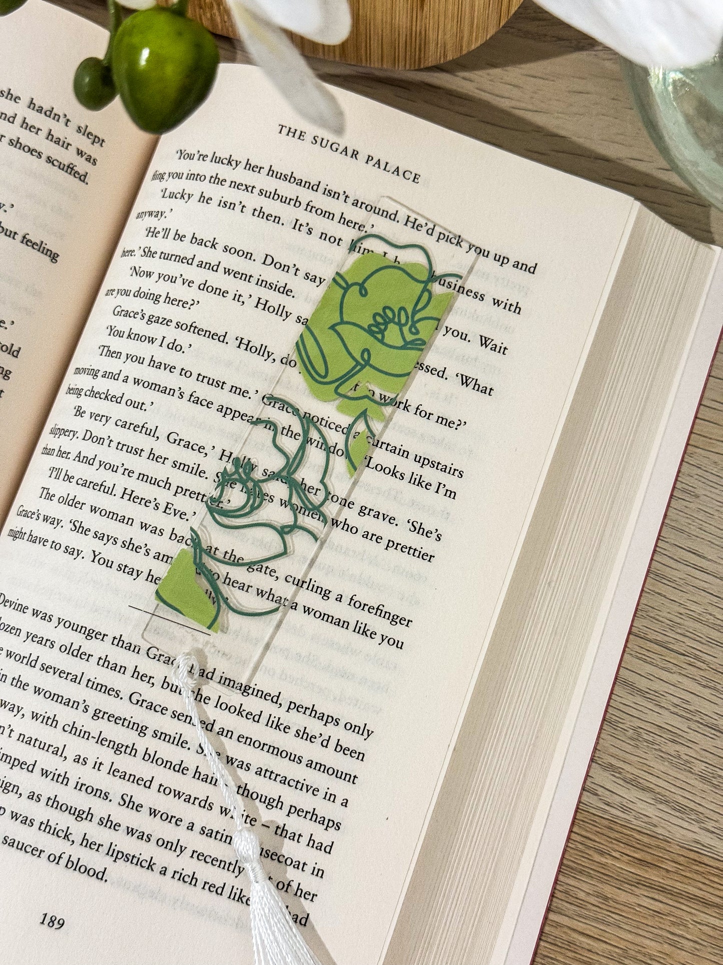 Flower Acrylic Bookmarks